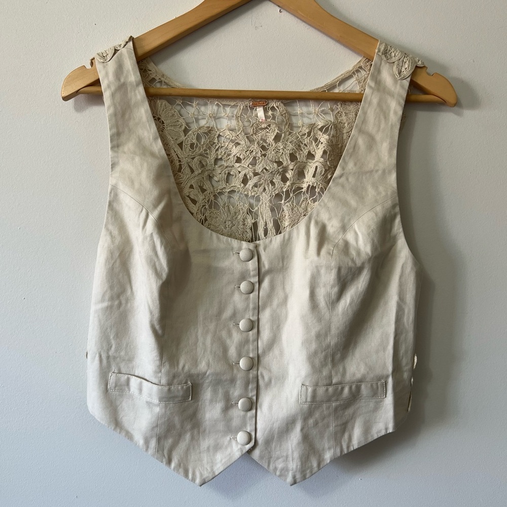 free people Battenburg Vest - Picture 4 of 6